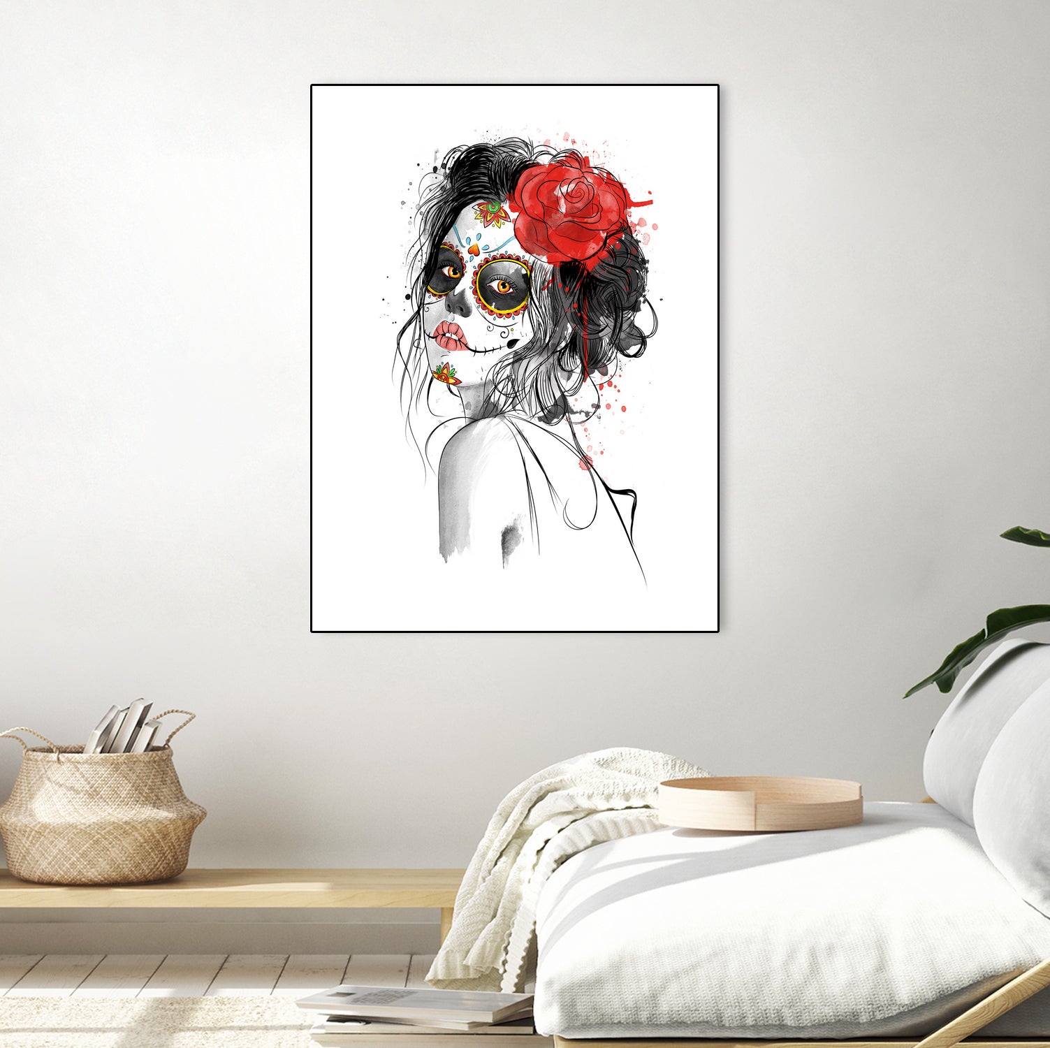 Dia de los Muertos by Antonio Camarena on GIANT ART - white digital painting