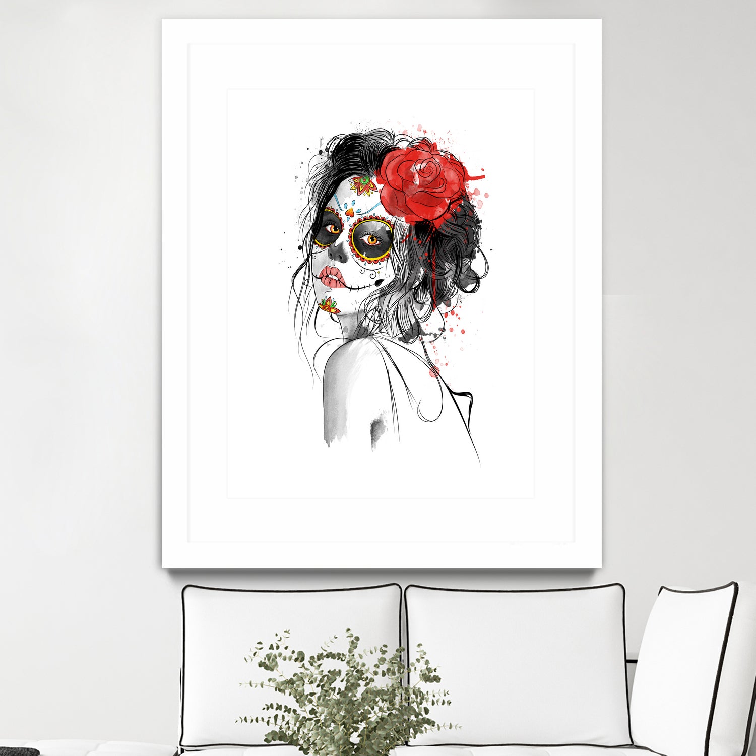 Dia de los Muertos by Antonio Camarena on GIANT ART - white digital painting