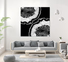 Gray Black White Agate Glitter Glamor #7 #gem #decor #art by Anita & Bella Jantz on GIANT ART - black photo illustration