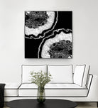 Gray Black White Agate Glitter Glamor #7 #gem #decor #art by Anita & Bella Jantz on GIANT ART - black photo illustration