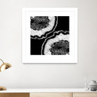 Gray Black White Agate Glitter Glamor #7 #gem #decor #art by Anita & Bella Jantz on GIANT ART - black photo illustration