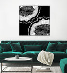 Gray Black White Agate Glitter Glamor #7 #gem #decor #art by Anita & Bella Jantz on GIANT ART - black photo illustration