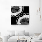 Gray Black White Agate Glitter Glamor #7 #gem #decor #art by Anita & Bella Jantz on GIANT ART - black photo illustration