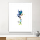 Koi Fish by Monn Print on GIANT ART - white digital painting