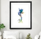 Koi Fish by Monn Print on GIANT ART - white digital painting