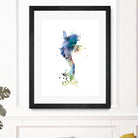 Koi Fish by Monn Print on GIANT ART - white digital painting