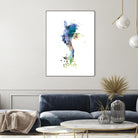 Koi Fish by Monn Print on GIANT ART - white digital painting