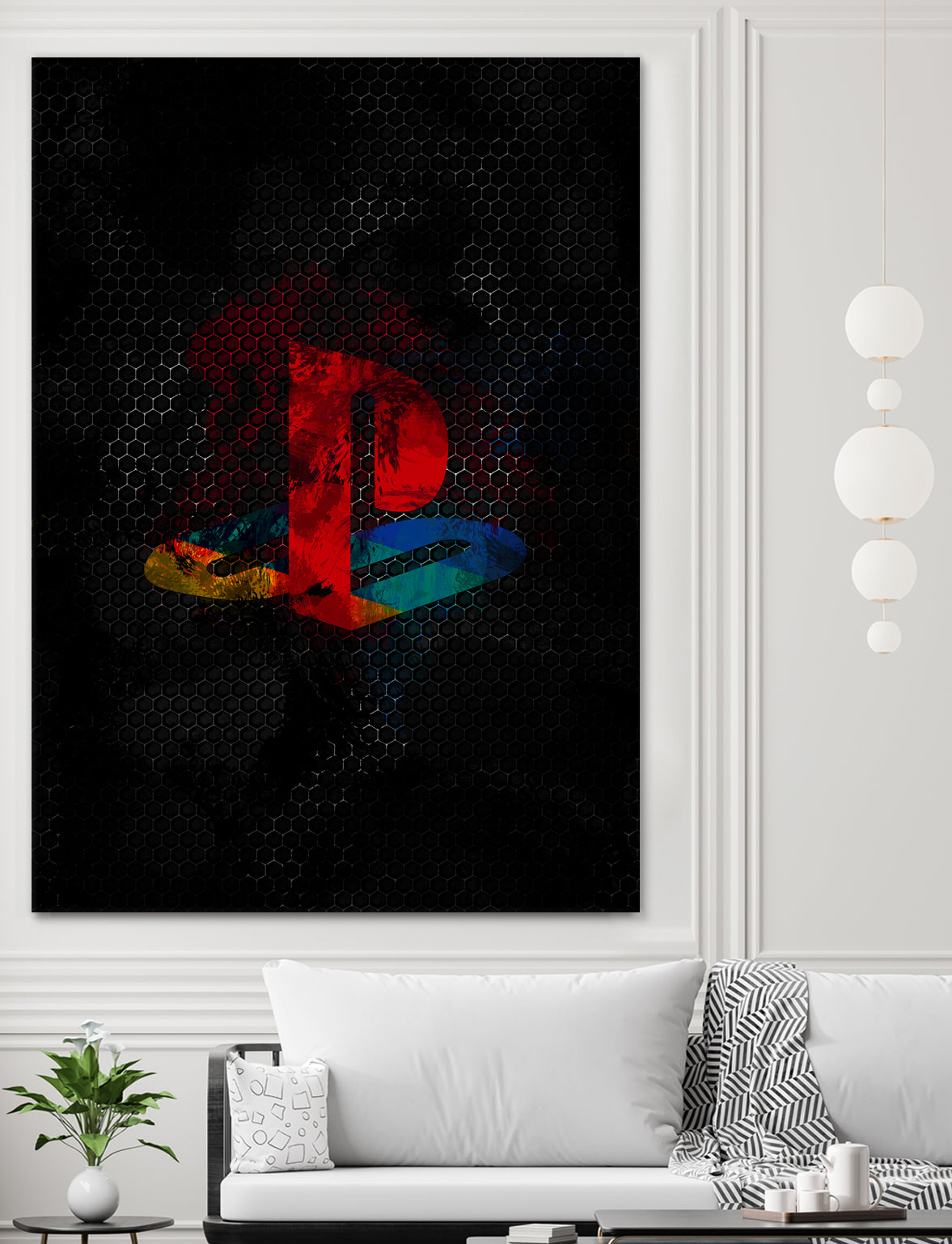 PlayStation dark splatter by Jurijs Permanickis on GIANT ART - black digital painting