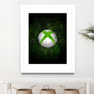 Xbox dark splatter by Jurijs Permanickis on GIANT ART - green digital painting