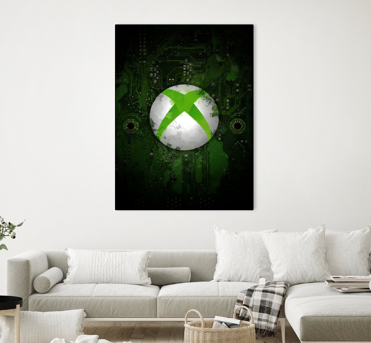 Xbox dark splatter by Jurijs Permanickis on GIANT ART - green digital painting