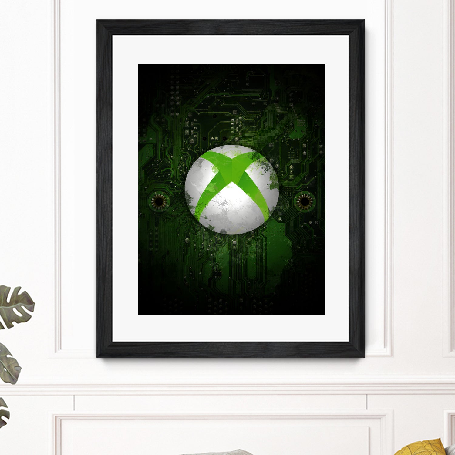 Xbox dark splatter by Jurijs Permanickis on GIANT ART - green digital painting