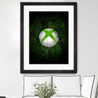 Xbox dark splatter by Jurijs Permanickis on GIANT ART - green digital painting