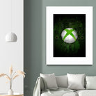 Xbox dark splatter by Jurijs Permanickis on GIANT ART - green digital painting