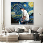 Street Art (Van Gogh) by Mehmet Geren on GIANT ART - blue photo manipulation