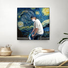 Street Art (Van Gogh) by Mehmet Geren on GIANT ART - blue photo manipulation