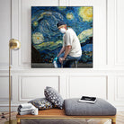 Street Art (Van Gogh) by Mehmet Geren on GIANT ART - blue photo manipulation