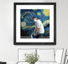 Street Art (Van Gogh) by Mehmet Geren on GIANT ART - blue photo manipulation