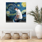 Street Art (Van Gogh) by Mehmet Geren on GIANT ART - blue photo manipulation