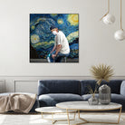 Street Art (Van Gogh) by Mehmet Geren on GIANT ART - blue photo manipulation