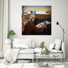 Street Art (Salvador Dali) by Mehmet Geren on GIANT ART - brown photo manipulation