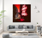 Stop Thinking, Start Drinking! by Mehmet Geren on GIANT ART - red photo manipulation