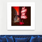 Stop Thinking, Start Drinking! by Mehmet Geren on GIANT ART - red photo manipulation