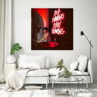 Stop Thinking, Start Drinking! by Mehmet Geren on GIANT ART - red photo manipulation