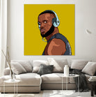 lebronjames by Ed Demetrius on GIANT ART - black digital drawing