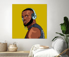 lebronjames by Ed Demetrius on GIANT ART - black digital drawing