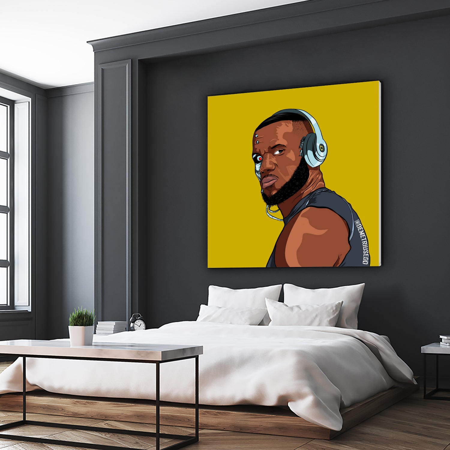 lebronjames by Ed Demetrius on GIANT ART - black digital drawing