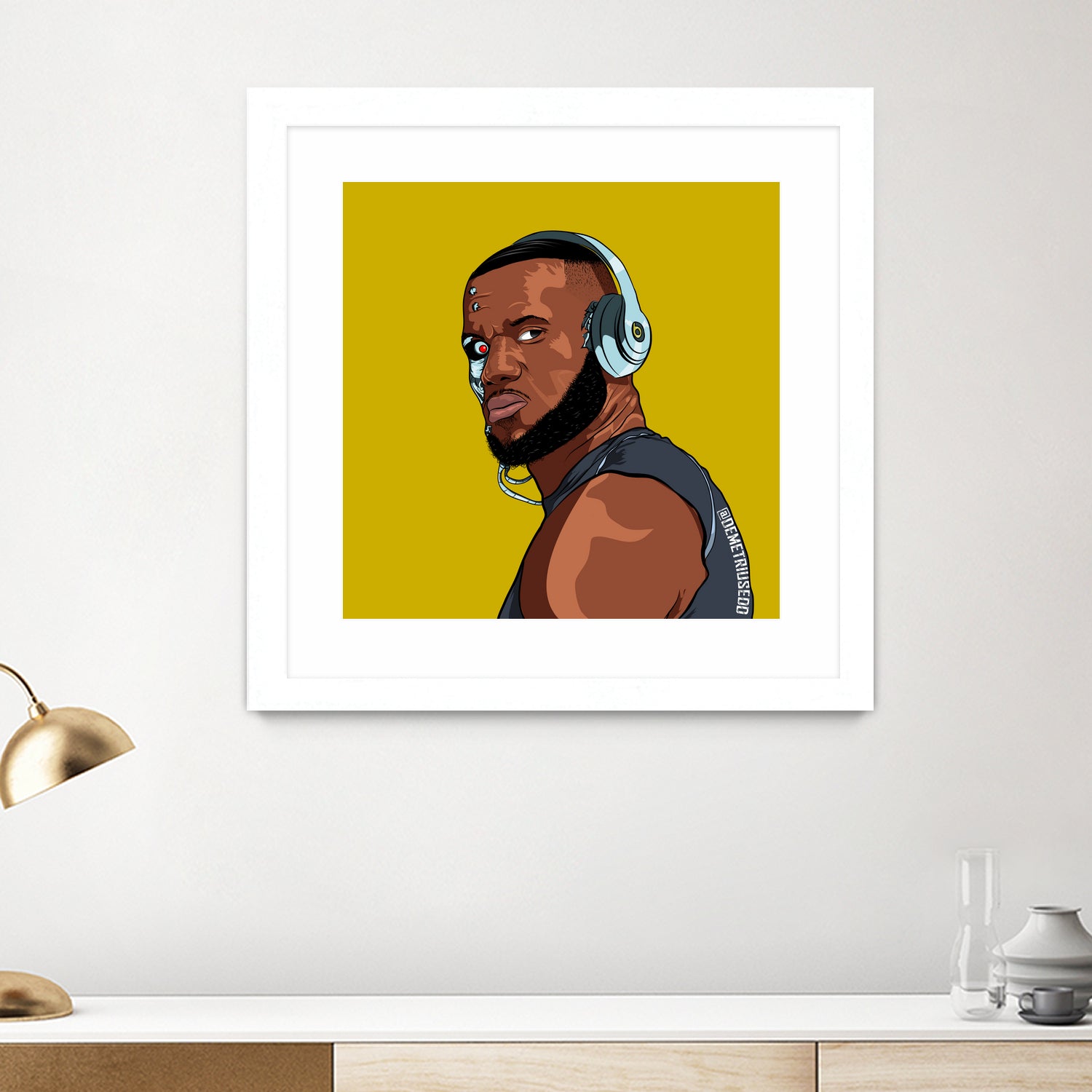 lebronjames by Ed Demetrius on GIANT ART - black digital drawing