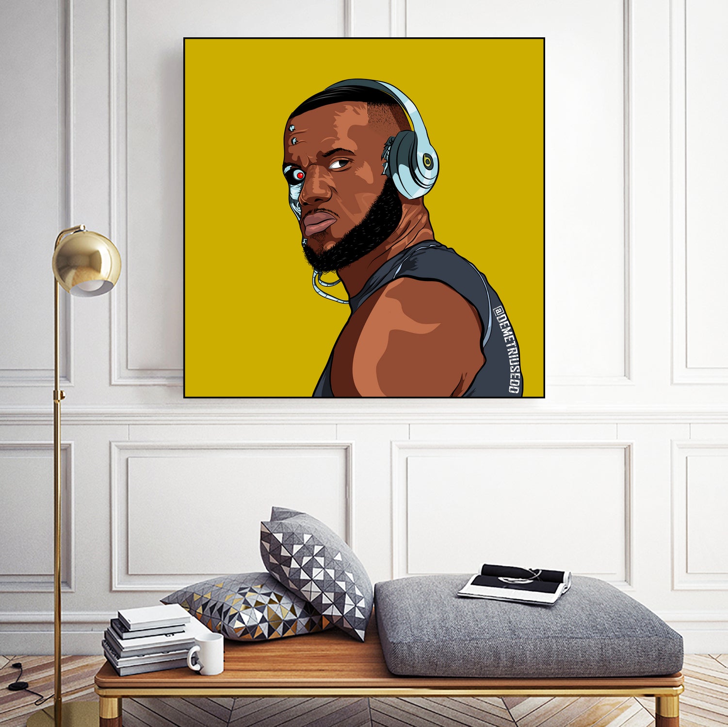 lebronjames by Ed Demetrius on GIANT ART - black digital drawing