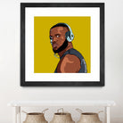 lebronjames by Ed Demetrius on GIANT ART - black digital drawing