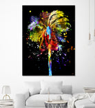 Palm Tree by Daniel Janda on GIANT ART - black mixed media