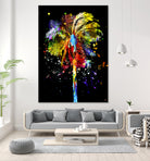 Palm Tree by Daniel Janda on GIANT ART - black mixed media