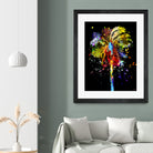 Palm Tree by Daniel Janda on GIANT ART - black mixed media