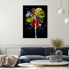 Palm Tree by Daniel Janda on GIANT ART - black mixed media