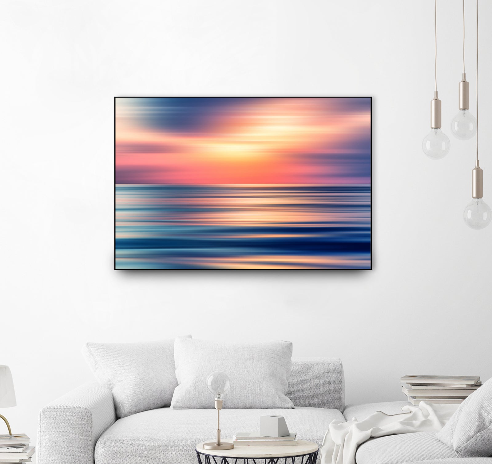 Abstract Sunset II by Tenyo Marchev on GIANT ART - orange processing/programming