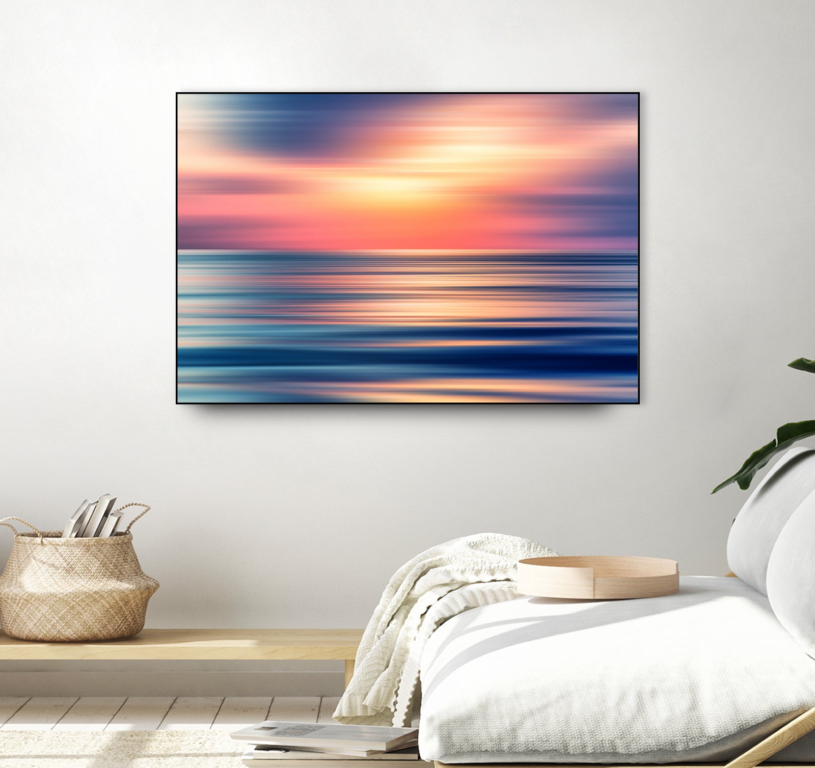 Abstract Sunset II by Tenyo Marchev on GIANT ART - orange processing/programming