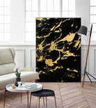 Black Marble Gold Glam #2 #decor #art by Anita & Bella Jantz on GIANT ART - black photo illustration