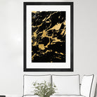 Black Marble Gold Glam #2 #decor #art by Anita & Bella Jantz on GIANT ART - black photo illustration