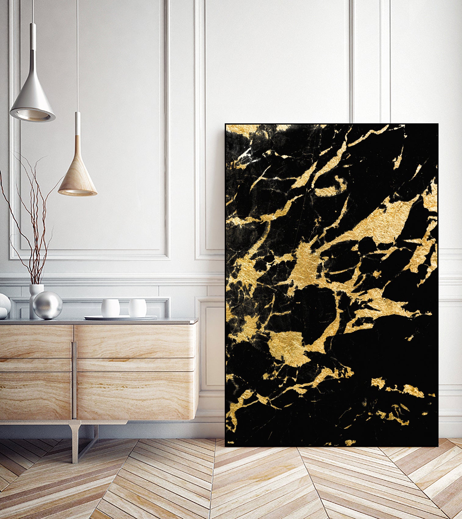 Black Marble Gold Glam #2 #decor #art by Anita & Bella Jantz on GIANT ART - black photo illustration