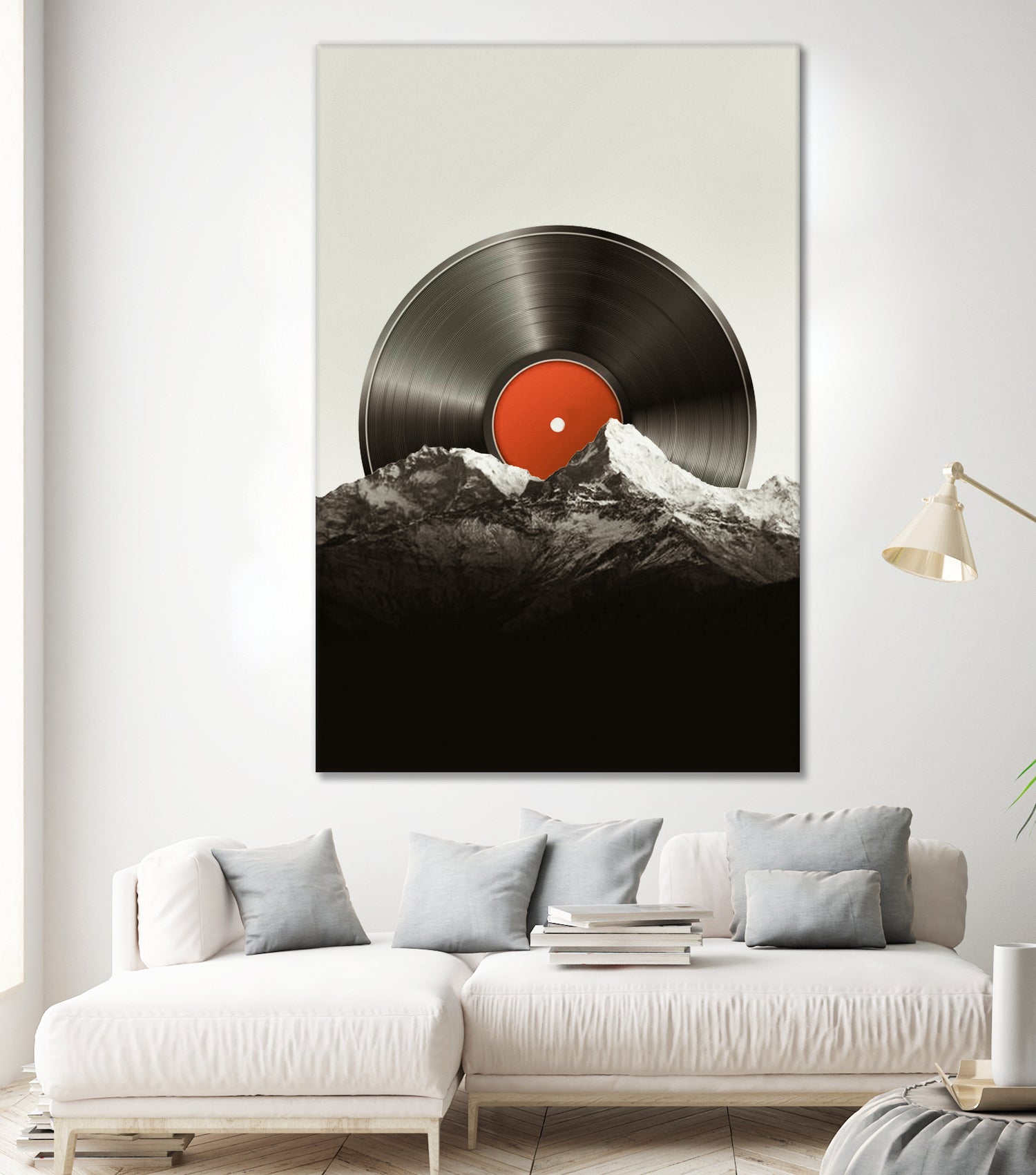 Retro vinyl record by Menelaos Trompoukis on GIANT ART - black digital painting