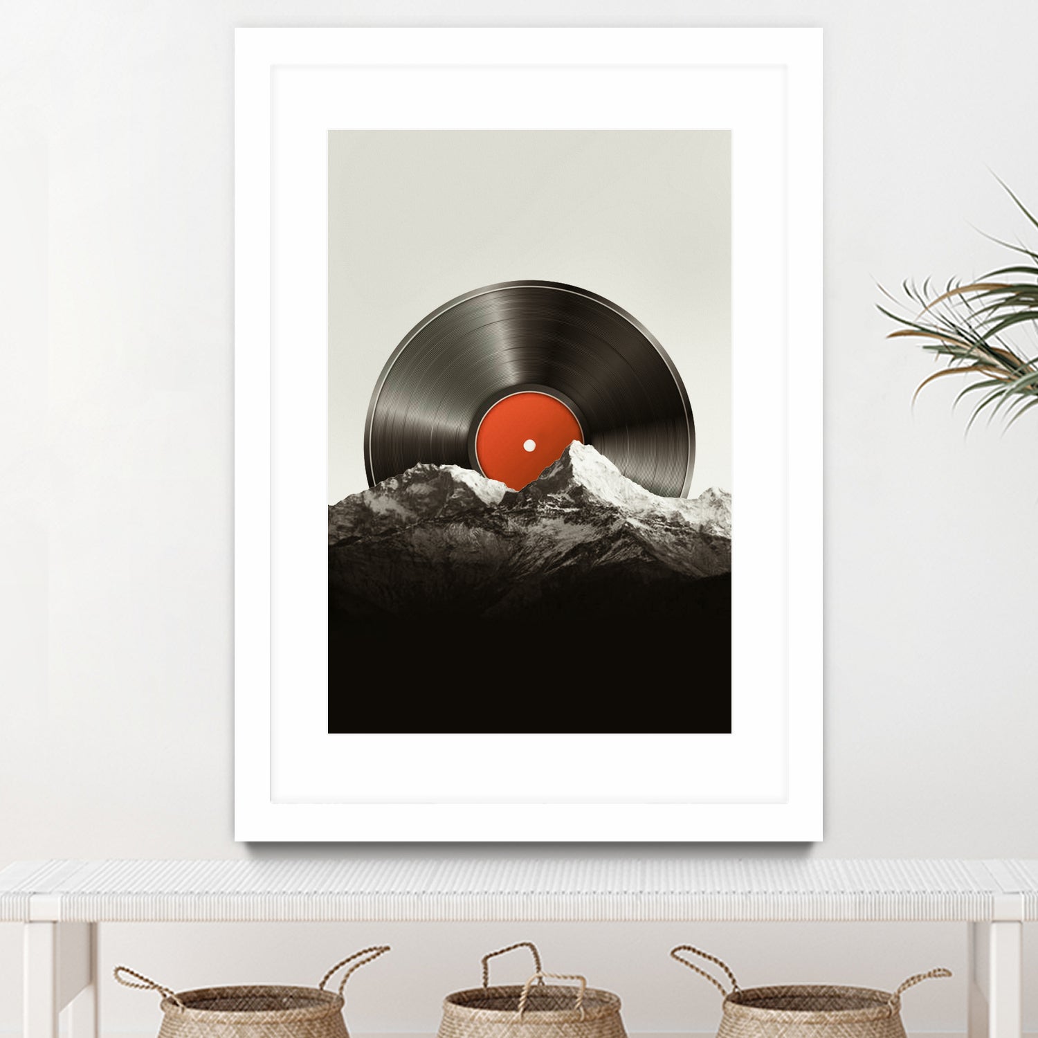 Retro vinyl record by Menelaos Trompoukis on GIANT ART - black digital painting