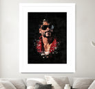 Snoop Dogg Splatter Painting by Jurijs Permanickis on GIANT ART - black digital painting