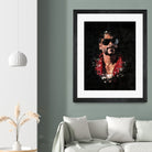 Snoop Dogg Splatter Painting by Jurijs Permanickis on GIANT ART - black digital painting