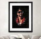 Snoop Dogg Splatter Painting by Jurijs Permanickis on GIANT ART - black digital painting