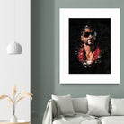 Snoop Dogg Splatter Painting by Jurijs Permanickis on GIANT ART - black digital painting