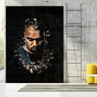 Kanye West Splatter Painting by Jurijs Permanickis on GIANT ART - black digital painting