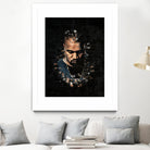 Kanye West Splatter Painting by Jurijs Permanickis on GIANT ART - black digital painting